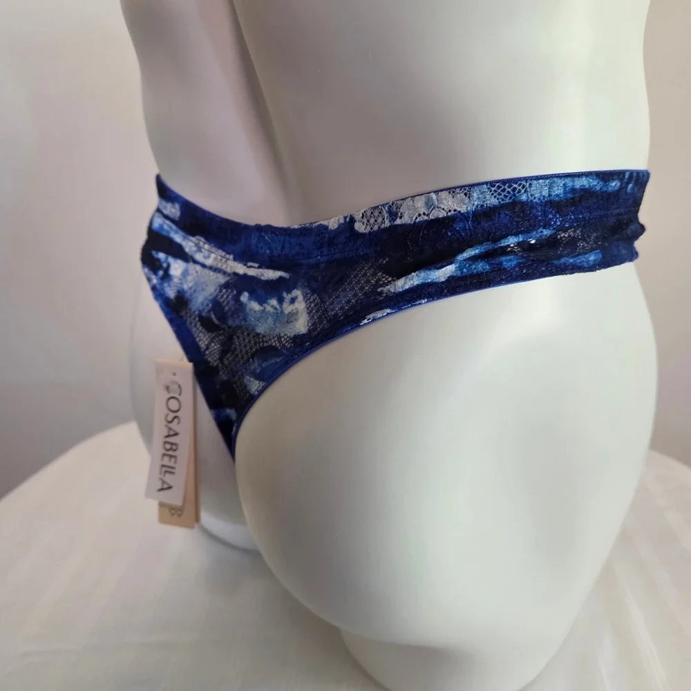 Cosabella x Studio 189 Luxury Italian Floral Lace G-String Premium Underwear
